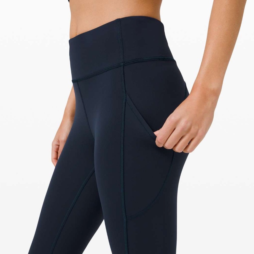 NWT Lululemon Invigorate HR 28" Tight - True Navy Size 4